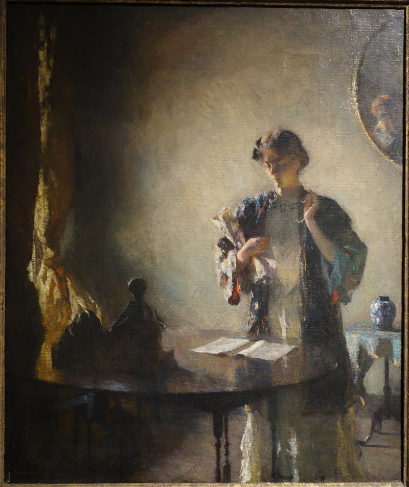 Silueta en una habitación - Frank Weston Benson