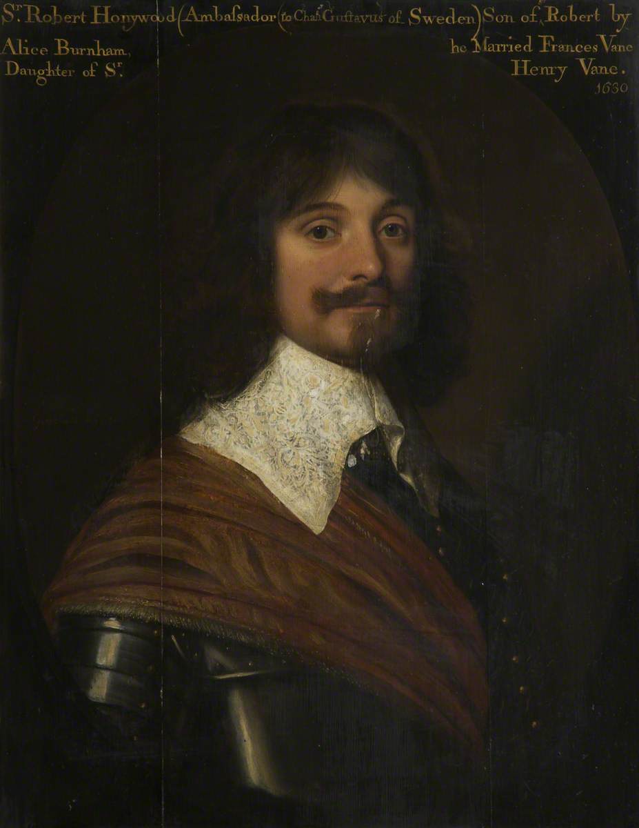 Sir Robert Honywood (1601–1686) Diplomate et traducteur - Gerrit van Honthorst image 1 copie de tableau peinte à la main
