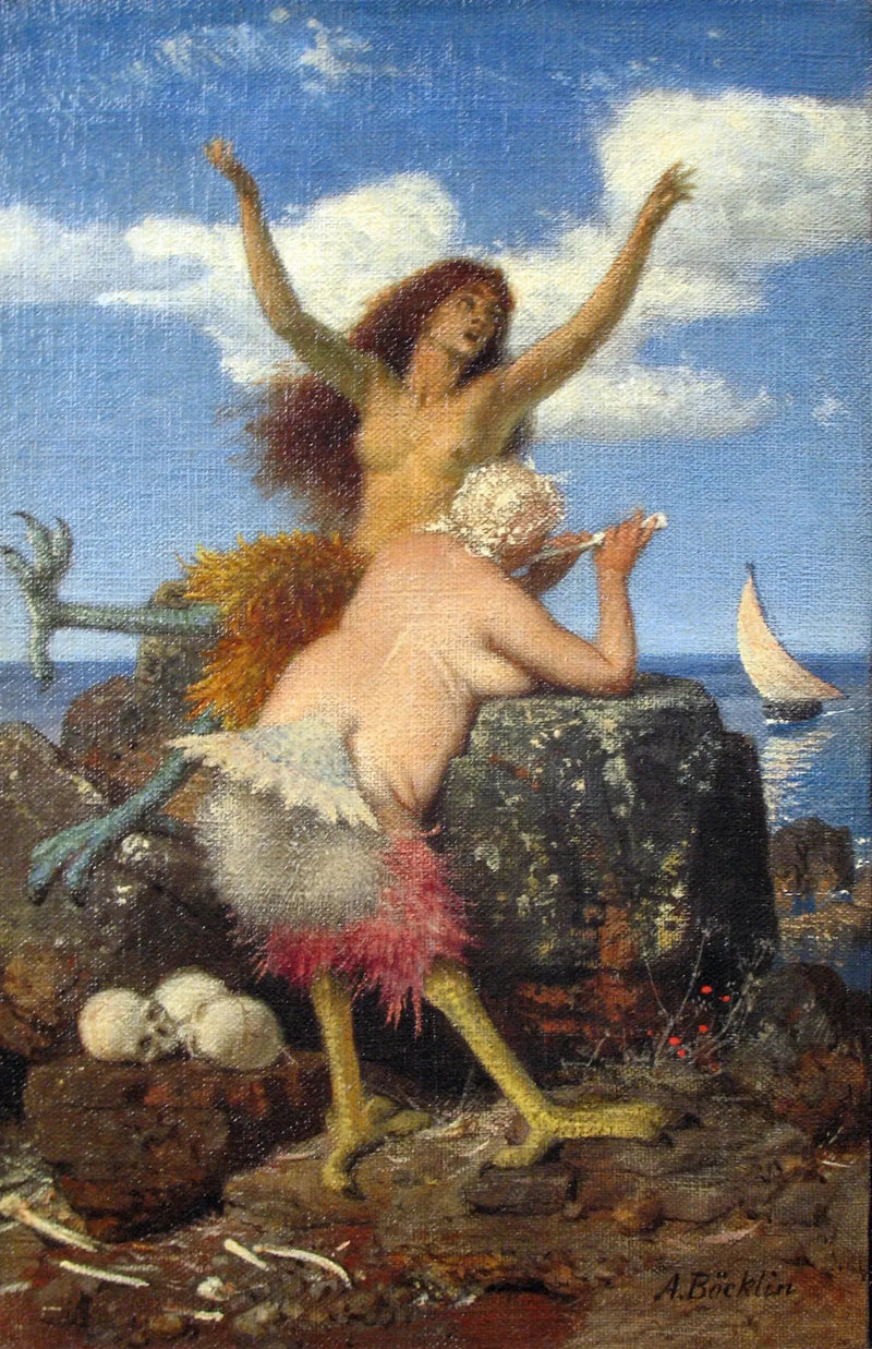 Sirenas - Arnold Böcklin