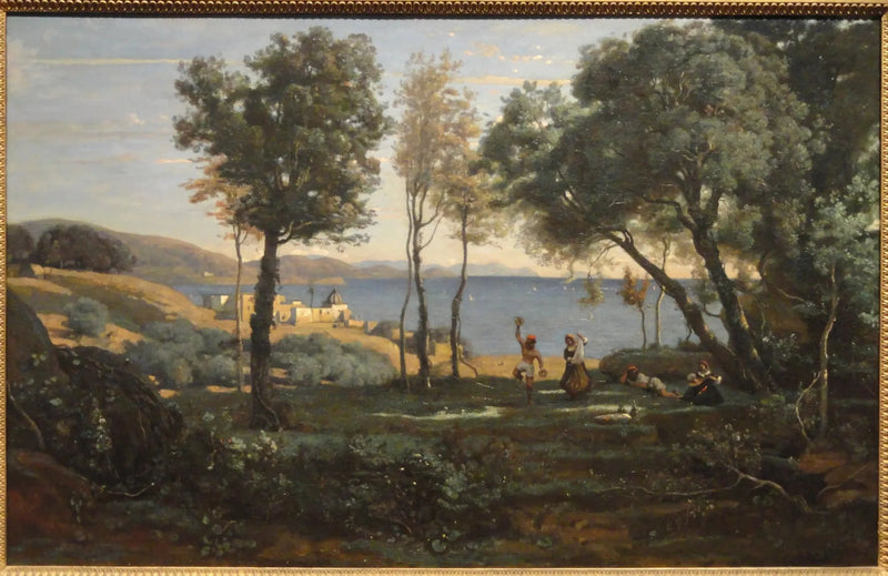 Sitio de los alrededores de Nápoles - Jean-Baptiste Camille Corot