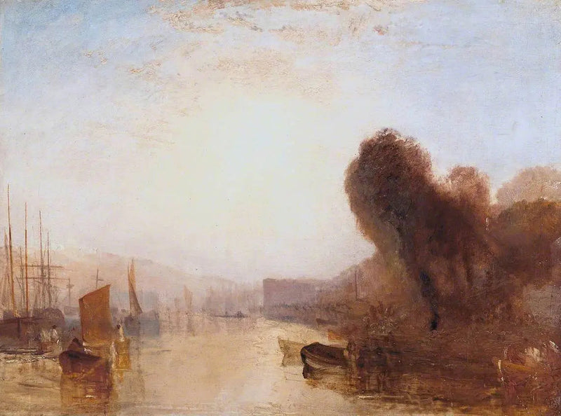 Boceto para 'Castillo de East Cowes, la Regata Comenzando para sus Amarras' No. 1 - J. M. W. Turner