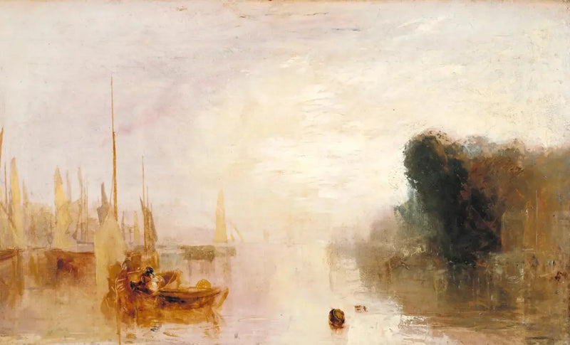 Boceto para 'Castillo de East Cowes, la Regata Comenzando para sus Amarras' No. 2 - J. M. W. Turner