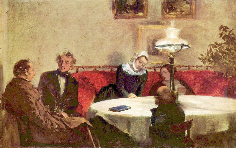 Sociedad Abend - Adolph von Menzel
