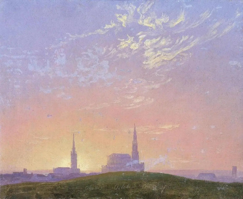 Atardecer - Caspar David Friedrich