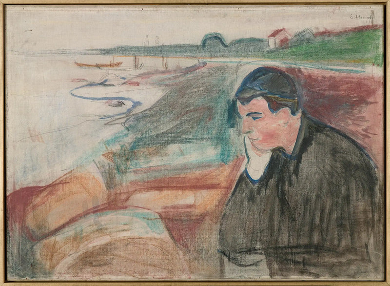 Noche. Melancolía - Edvard Munch