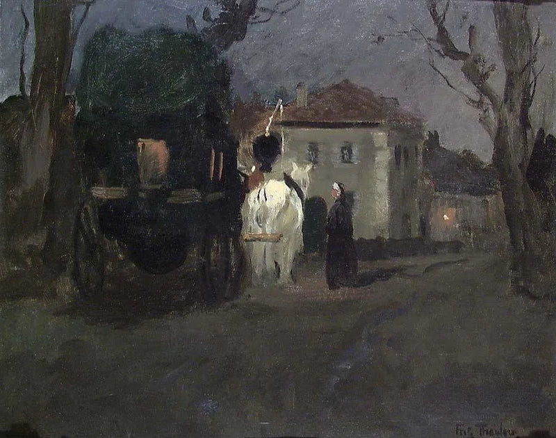 Atardecer en Beaulieu - Frits Thaulow