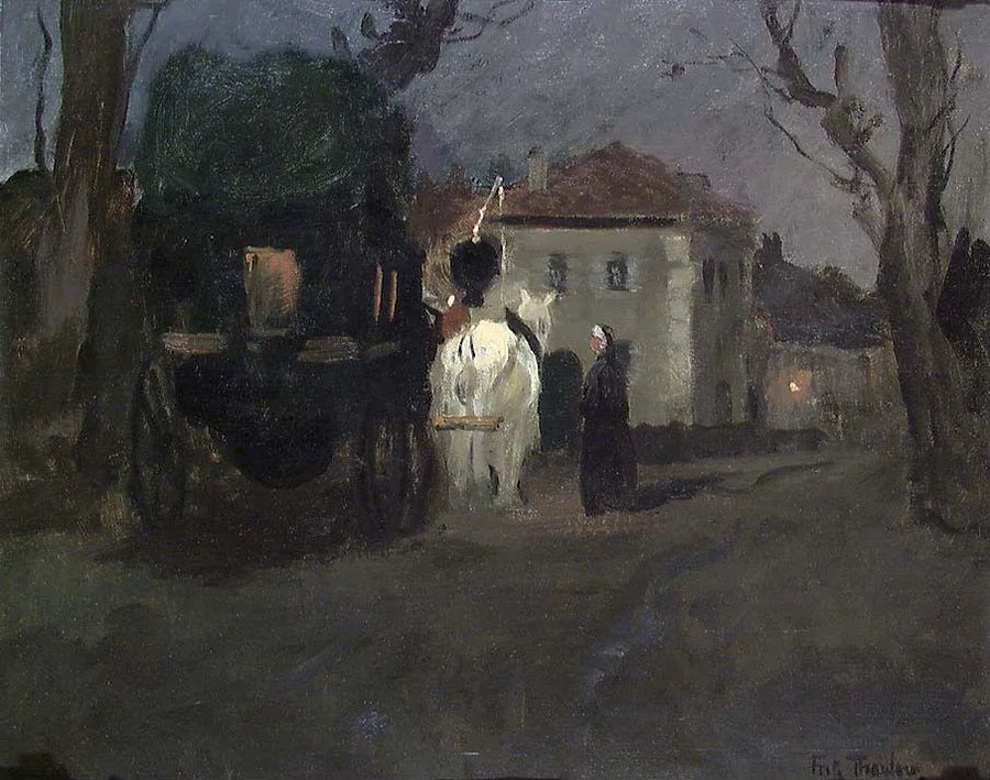 Atardecer en Beaulieu - Frits Thaulow