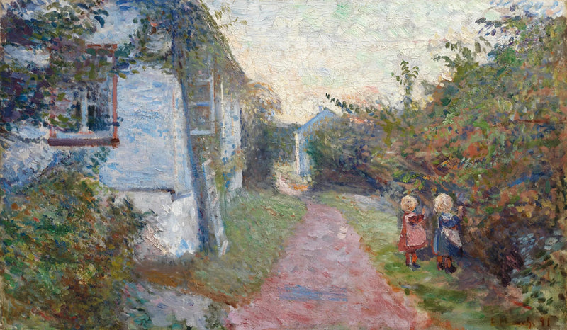 Noche de verano en Åsgardstrand - Edvard Munch