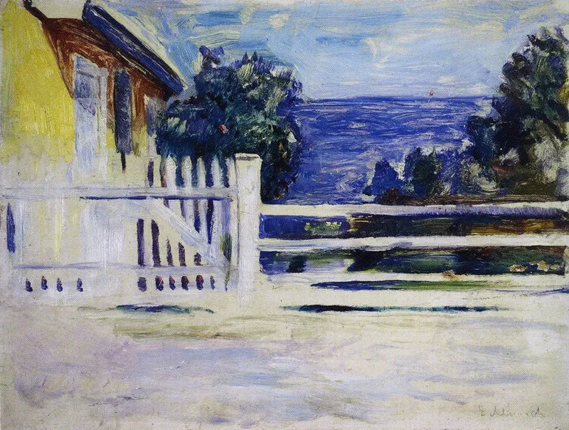 Noche de verano en Åsgardstrand - Edvard Munch