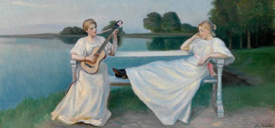 Tarde de verano en Skagen. -Michael Peter Ancher