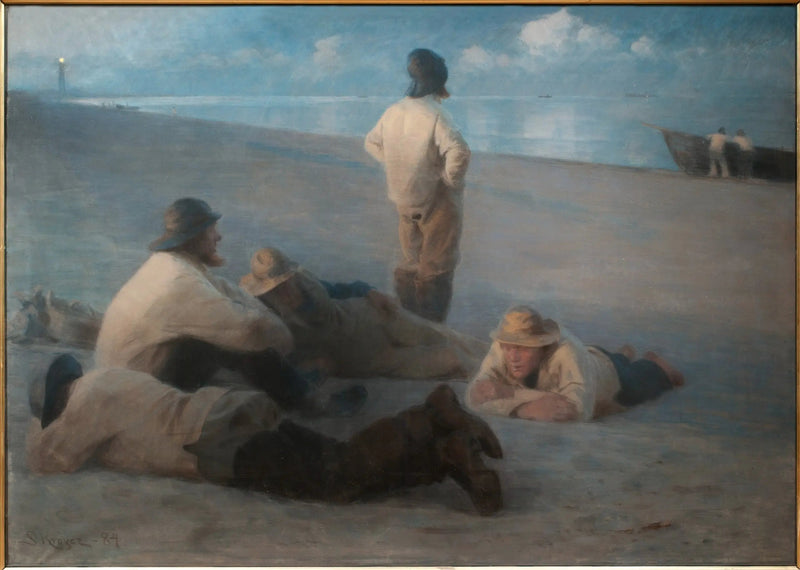 Noche de verano en la playa de Skagen - Peder Severin Krøyer