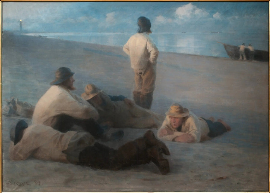 Noche de verano en la playa de Skagen - Peder Severin Krøyer