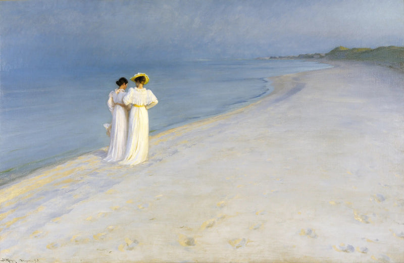 Noche de verano en la playa de Skagen - Peder Severin Krøyer