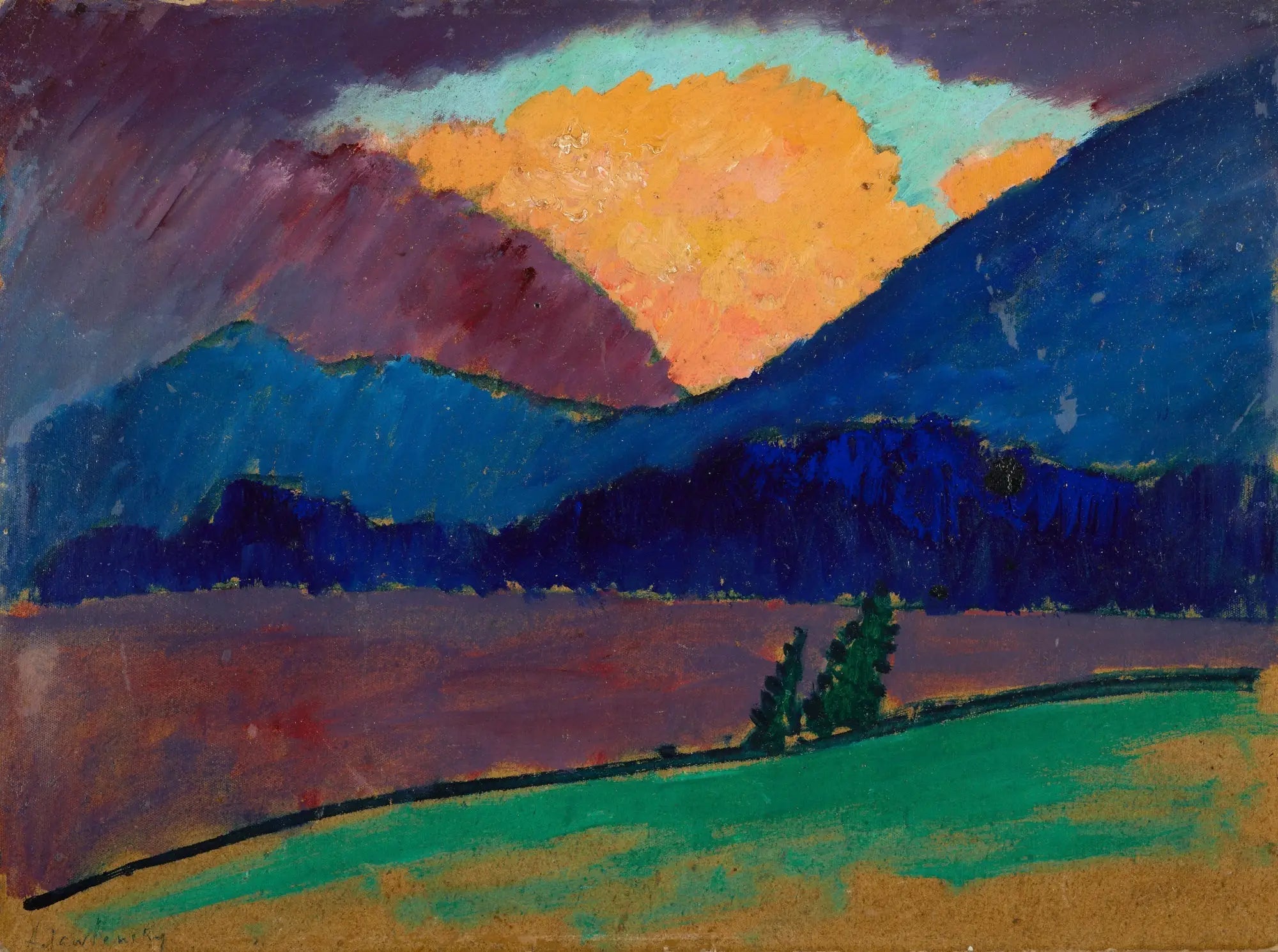 Soirée d’été à Murnau - Alexej von Jawlensky - Alpha Reproduction