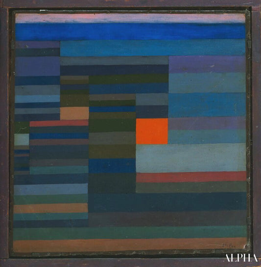 Soirée feu - Paul Klee - Reproductions de tableaux et peintures haut de gamme