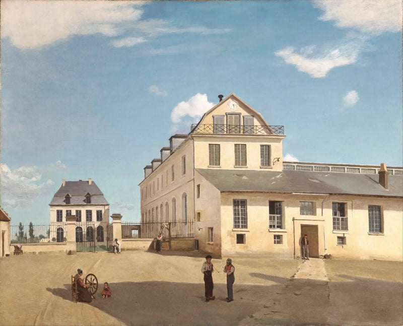Soissons – Casa residencial y fábrica de M. Henry - Jean-Baptiste Camille Corot