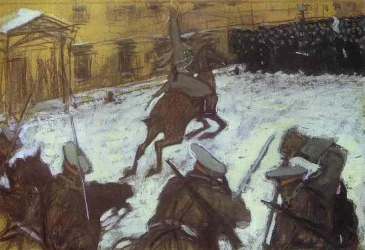 Soldados, héroes, ¿dónde se ha ido vuestra gloria? - Valentin Serov
