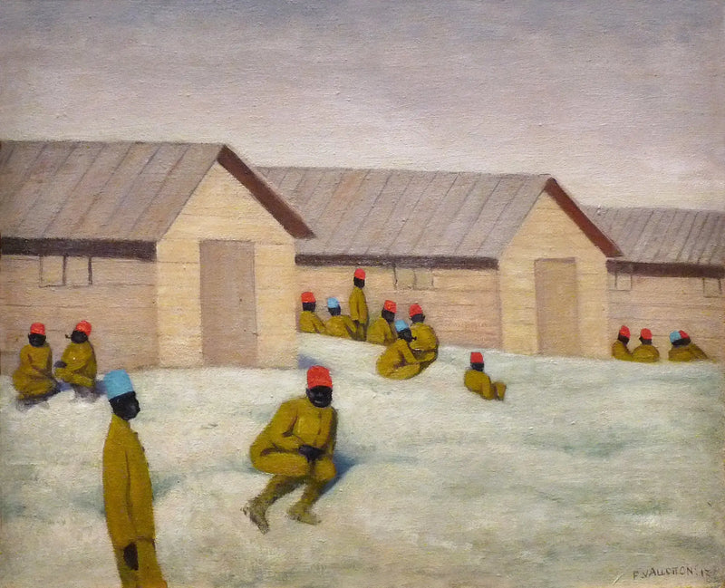 Soldados senegaleses en el campamento de Mailly - Félix Vallotton