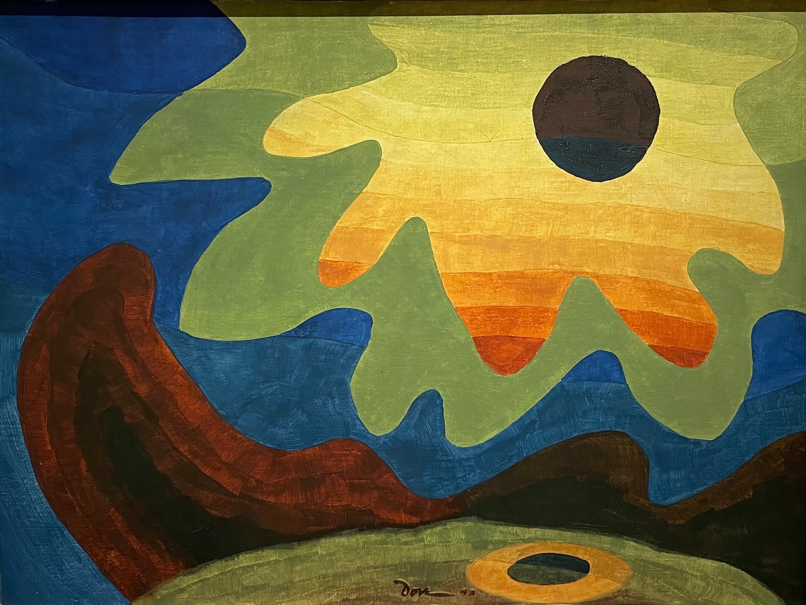 Soleil - Arthur Dove image 1 reproduction de peinture à l’huile