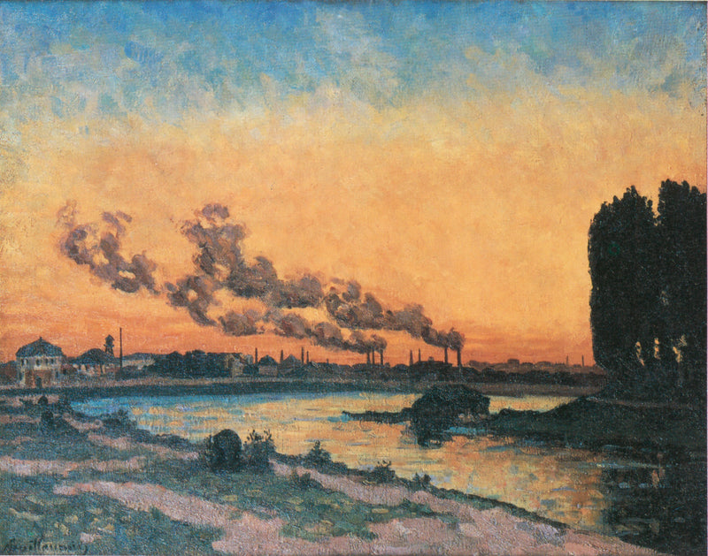 Atardecer en Ivry - Armand Guillaumin
