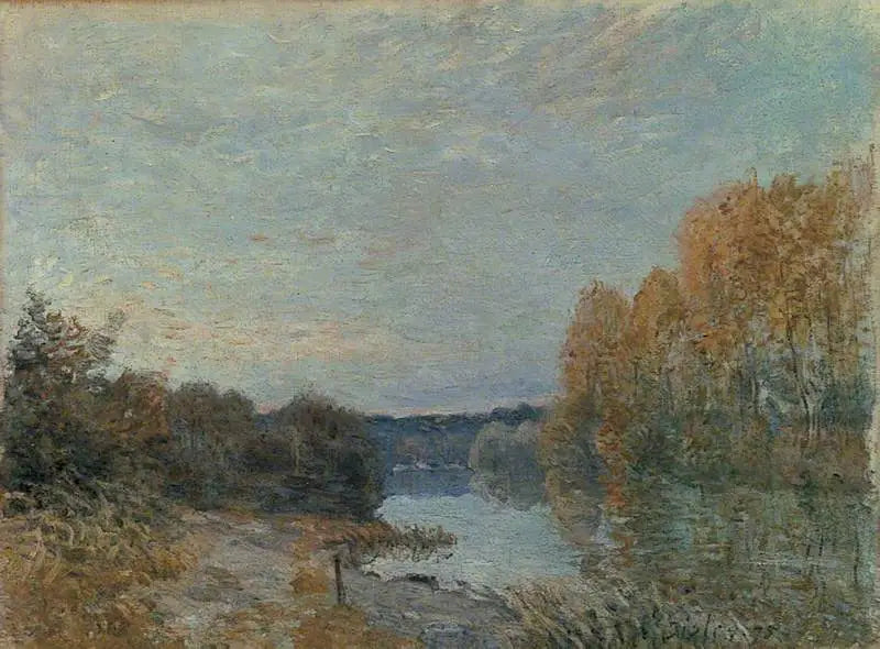 Puesta de sol - Alfred Sisley