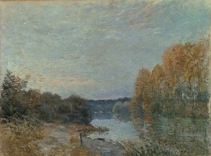 Puesta de sol - Alfred Sisley