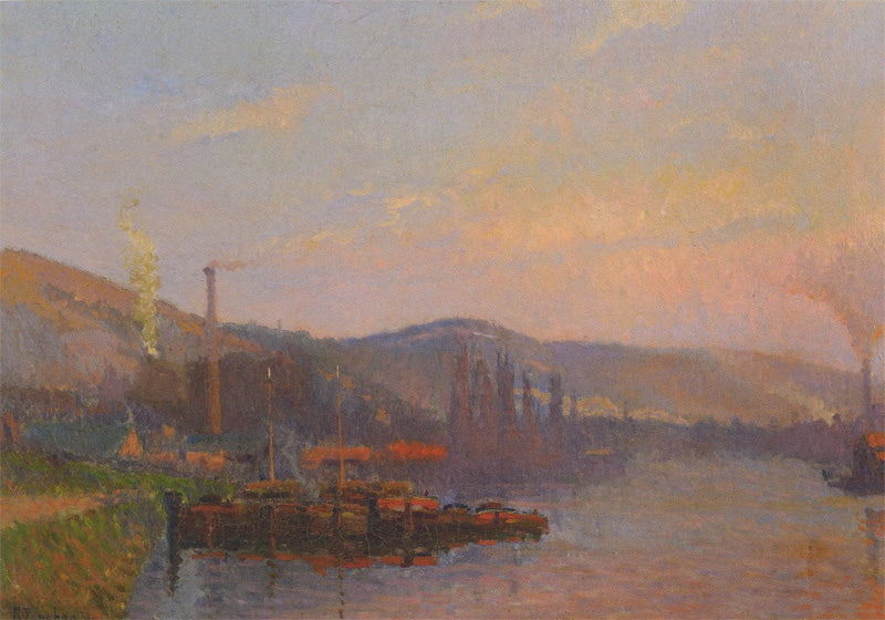 atardecer en Le Pré-aux-Loups - Robert Antoine Pinchon