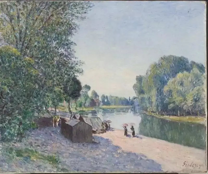 Sol de la mañana - Alfred Sisley