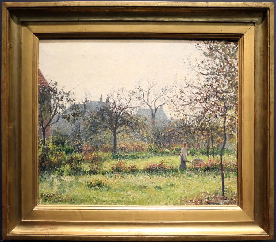 Sol de la mañana, otoño - Camille Pissarro
