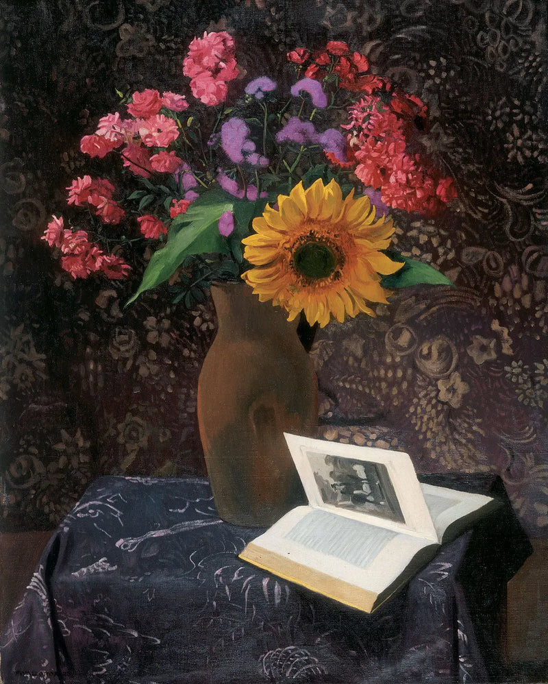 Sol y rosas carmesíes - Félix Vallotton