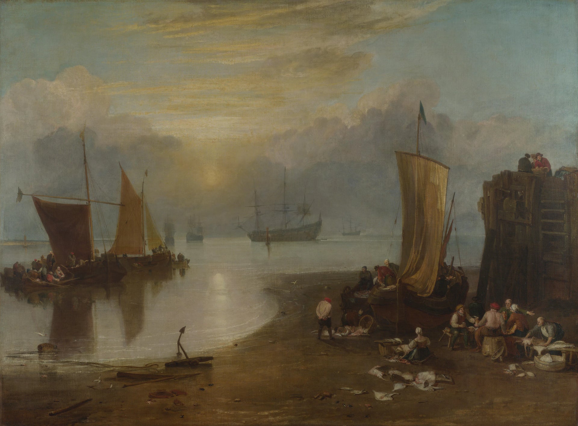 Soleil levant à travers la vapeur - William Turner