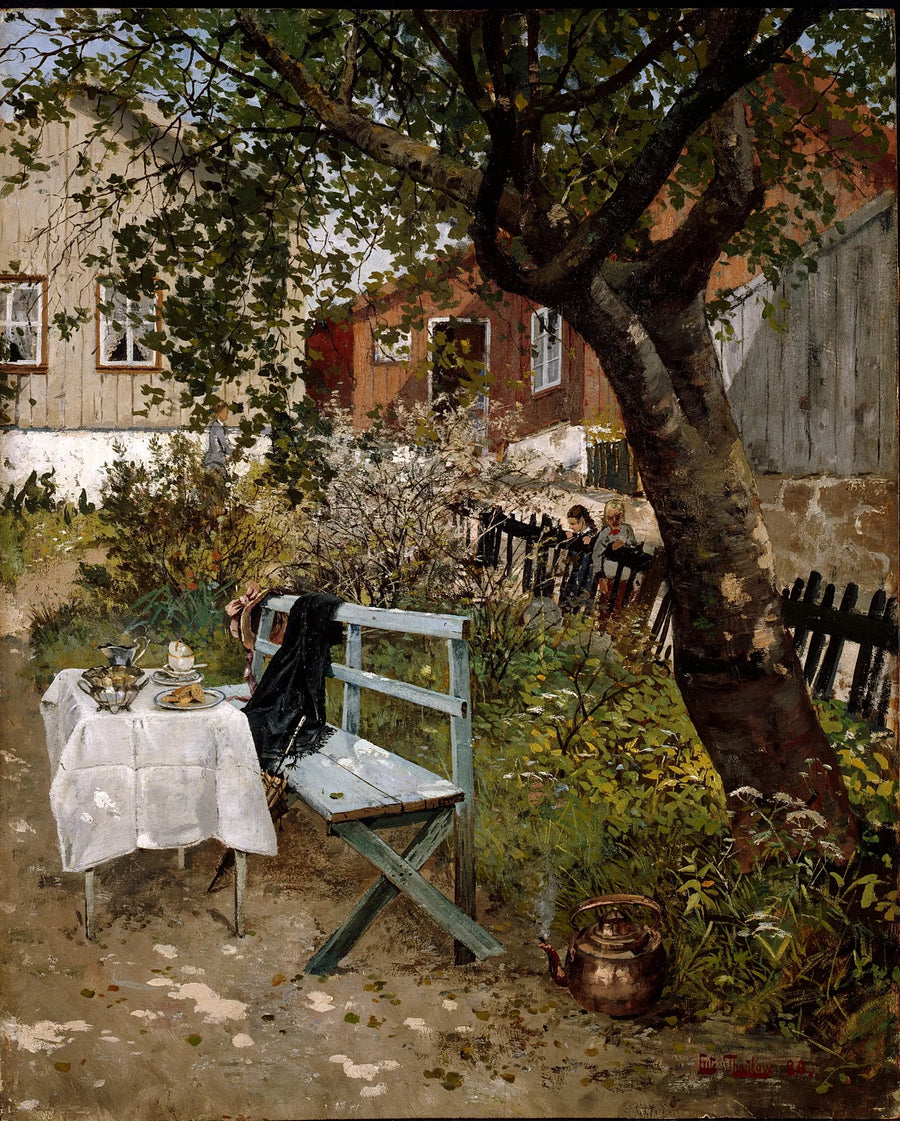 Día de verano en Hagen - Frits Thaulow