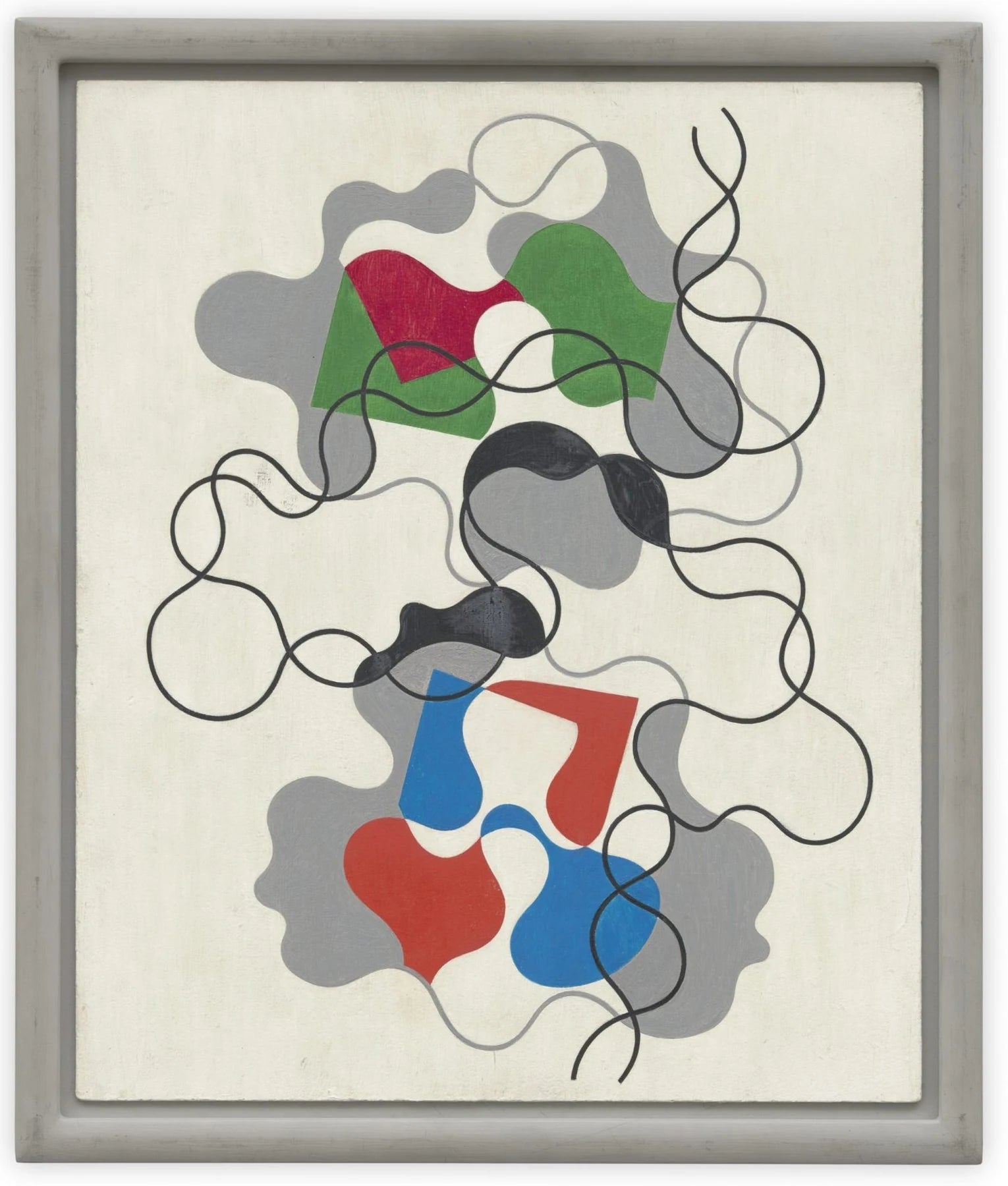Lignes d’été, peinture de Sophie Taeuber-Arp