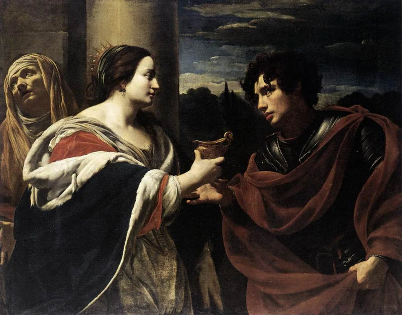 Sofonisba recibiendo la copa de veneno - Simon Vouet