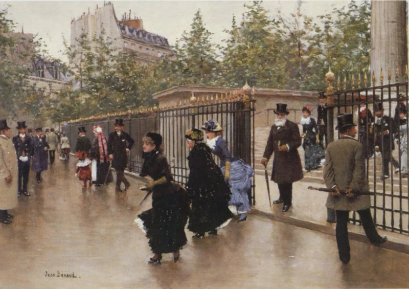 Salida de La Madeleine - Jean Béraud
