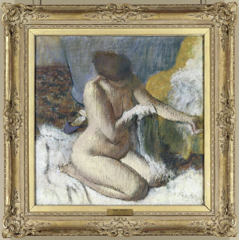 La sortie du bain - Edgar Degas