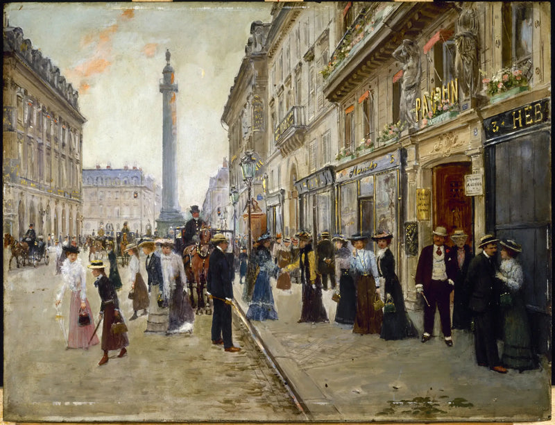 Salida de las trabajadoras de la casa Paquin - Jean Béroud