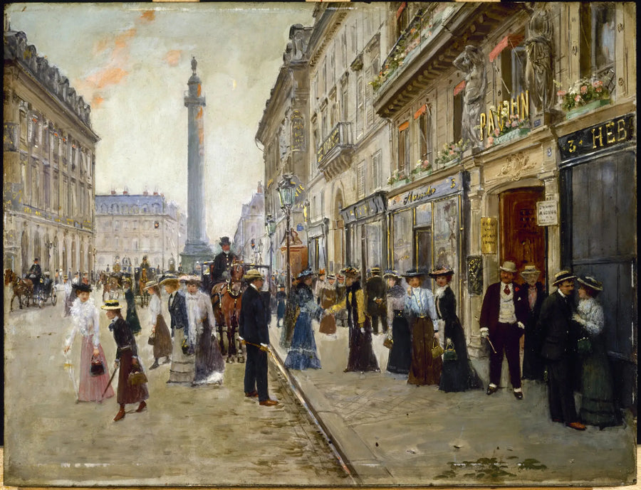 Salida de las trabajadoras de la casa Paquin - Jean Béroud