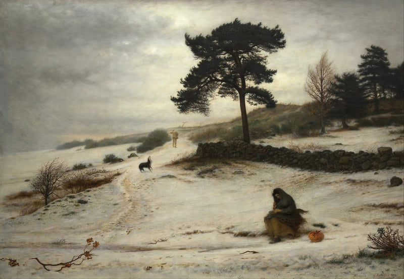 Suspiro, suspiro, viento de invierno - John Everett Millais