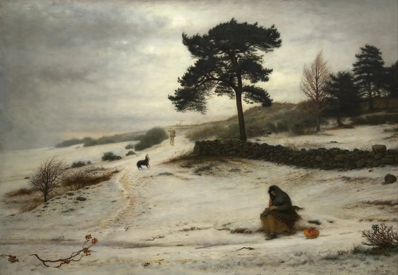 Suspiro, suspiro, viento de invierno - John Everett Millais