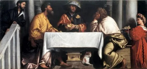 Sopa en Emmaüs - Alessandro Bonvicino