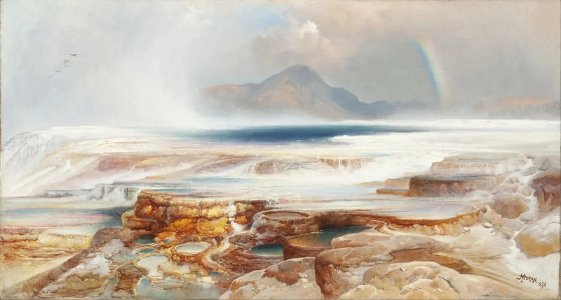 Fuentes termales de Yellowstone - Thomas Moran
