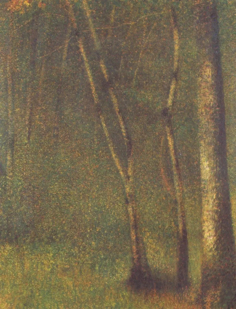 Bosque en Pontaubert - Georges Seurat