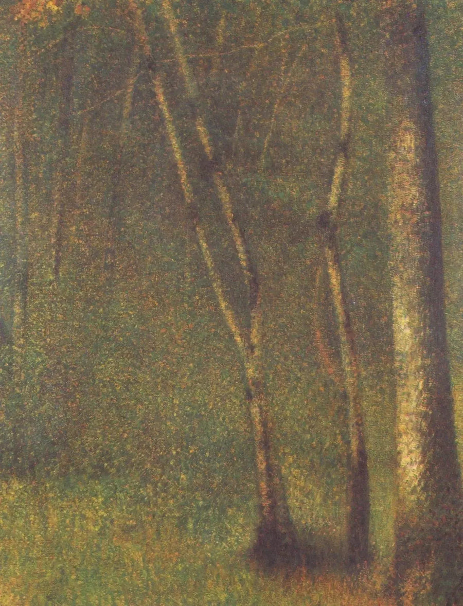 Bosque en Pontaubert - Georges Seurat