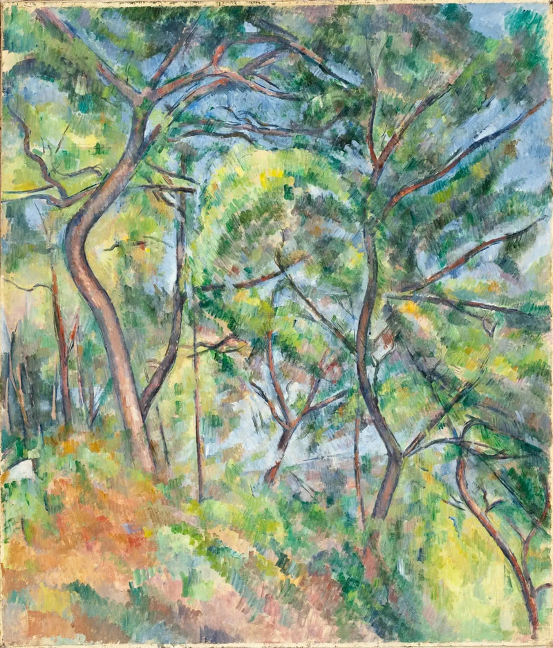 Bajo bosque - Paul Cézanne