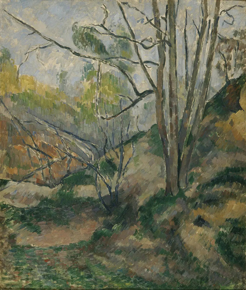 Bajo bosque - Paul Cézanne