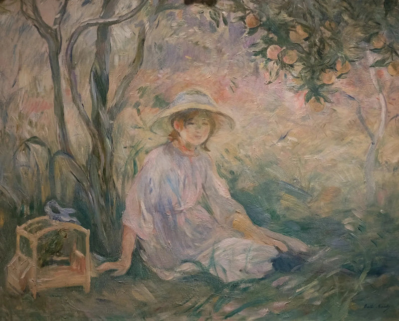 Bajo el naranjo - Berthe Morisot