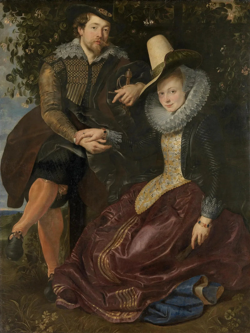 Bajo la pérgola de madreselva - Peter Paul Rubens