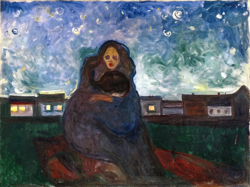 Bajo las estrellas - Edvard Munch
