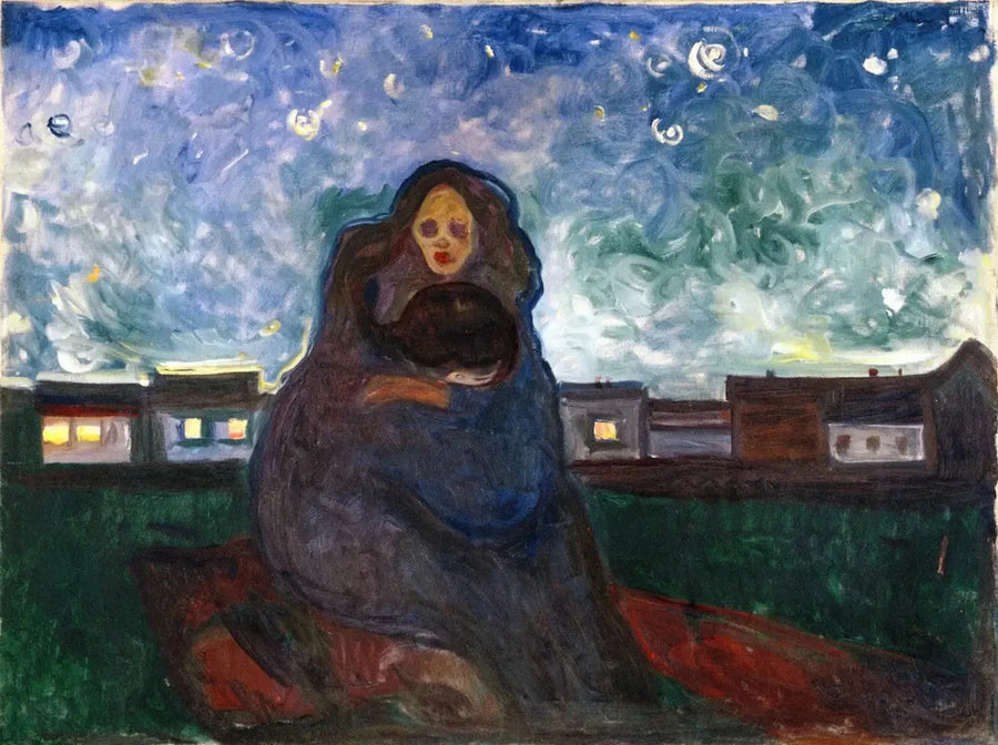 Bajo las estrellas - Edvard Munch